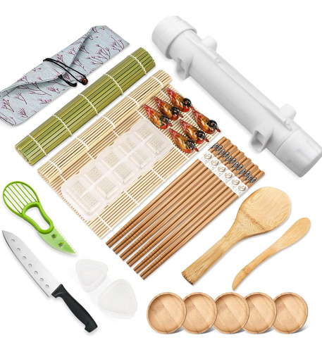 Kit De 29 Piezas Para Hacer Sushi, Todo En Uno, Para Hacer B