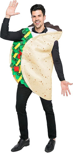 Disfraz De Taco Para Adultos De Lujo Para Halloween