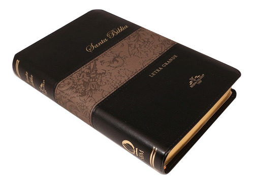 Biblia Rvr1909 (antigua) Letra Grande Imitación Piel Negro