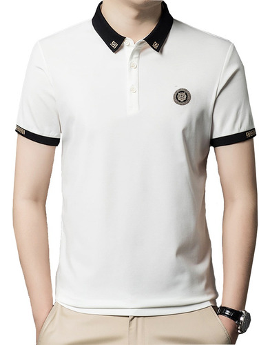 Playeras Polo Hombre Moda Camisas Tipo Casual Manga Corta