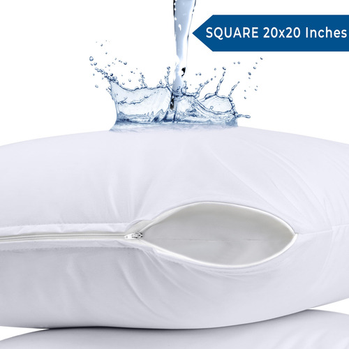 Protectores De Almohada Utopia Bedding Impermeables 20 X 20