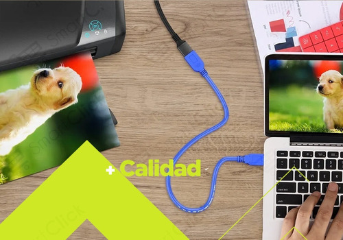 Imagen 6 de 10 de Alargue Usb 3.0 Cable Extensor Prolongador Alta Velocidad