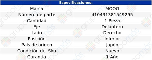 Rotula Horquilla Del Der Inf Tacoma V6 3.4l 98 Al 04
