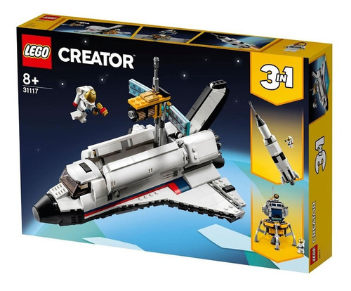 Lego Bloques Creator 3 En 1 Space Shuttle Adventure  31117 Cantidad De Piezas 486