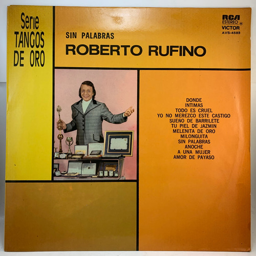 Roberto Rufino - Sin Palabras - Vinilo Tango Lp Mb+