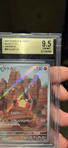 Pokemon Klawf Ar #88 Holo Beckett 9.5 Japones Klawf Ar Japonés (Usado)