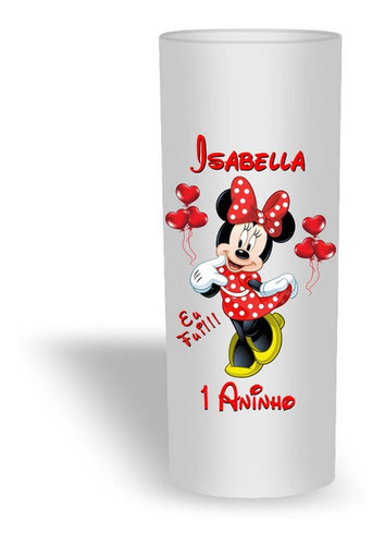 Imagem 1 de 1 de 25 Copos Brancos Personalizado Minnie