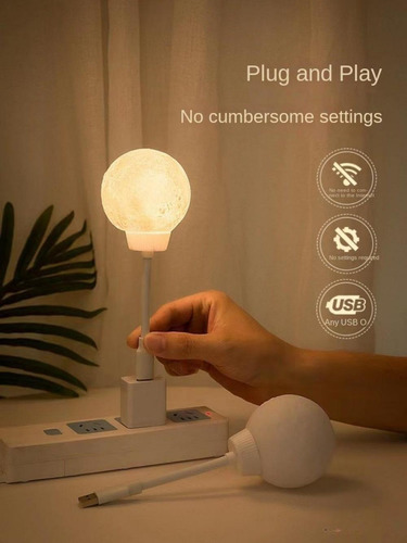 Lámpara Para Dormir Usb Con Protección Ocular Junto A La Cam