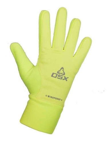 Guantes Termicos Running Unisex Yellow - Osx Oficiales  