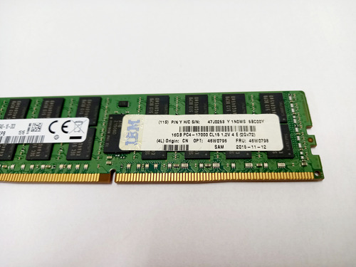 Memória16gb 2rx4 Pc4 2133p Pc4 17000r Ddr4 (Usado)