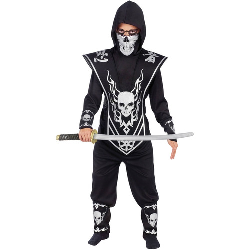 Disfraz Pra Niño Ninja Craneo Halloween