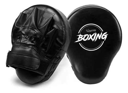 Modernas Manoplas Box Guantes Curvados Piel De Entrenamiento