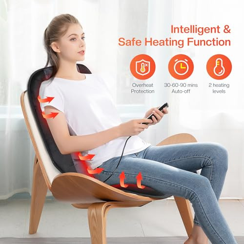 Cojín De Masaje Con Calor Cojín De Masaje Vibratorio Para Si