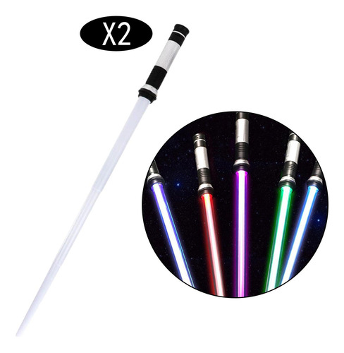 2x De Intermitente Light Up 7 Colores Cambiantes Led Light