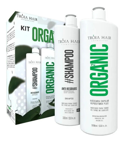 Progresivo Semi Definitivo Organico Troia Hair 2x1000ml