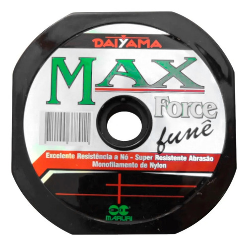 Linha Monofilamento Max Force Fumê 0.47mm 100m - Maruri