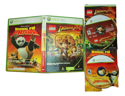 Lego Indiana Jones & Kung Fu Panda Xbox 360  (Reacondicionado)