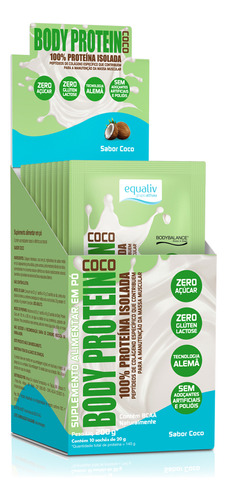 Body Protein Coco - Sachê 20g