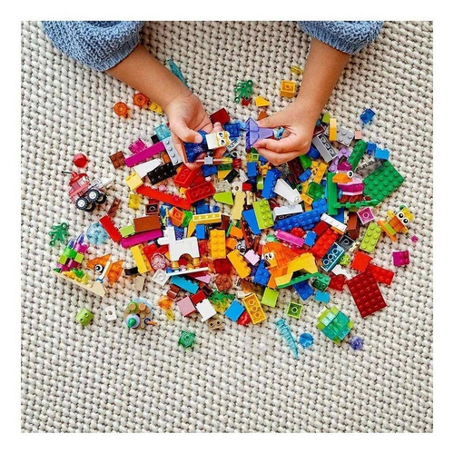Imagen 5 de 8 de Set de construcción Lego Classic Creative transparent bricks 11013 500 piezas en caja