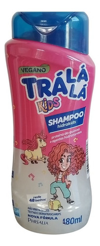 Kit Shampoo Condicionador E Creme Trá Lá Lá Hidrakids