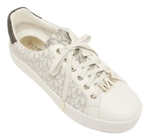 Tenis blancos michael kors mujer hot sale