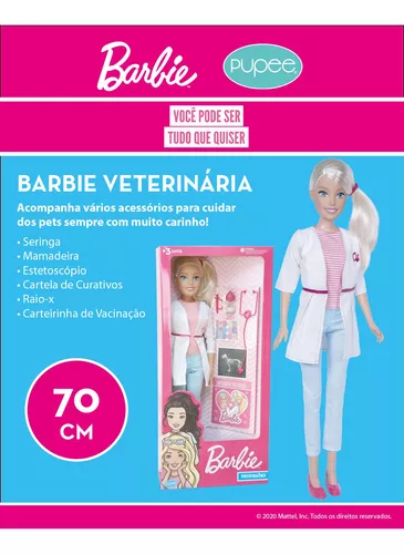 Barbie Profissões Boneca Grande Bailarina 70cm Articulada