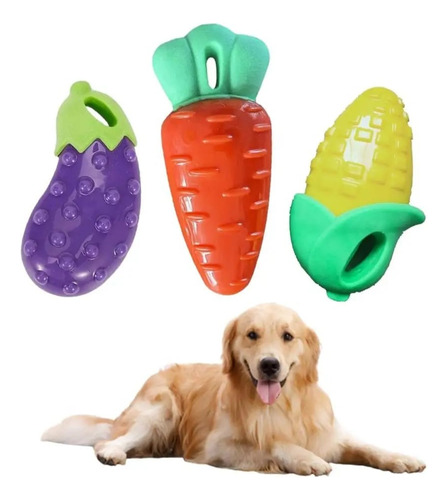 Pack 3 Juguete Vocal De Mascotas Rechinar Los Dientes Perros