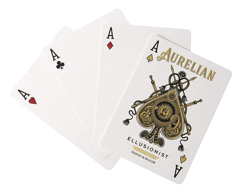 Ellusionist White Aurelians Jugando Carta Cubierta