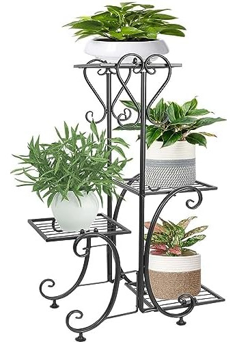 Soporte De Plantas De Metal Interiores Y Exteriores De ...