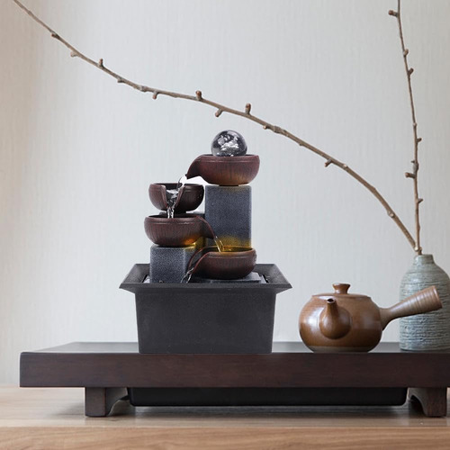 Jed ® Fuente Zen De Relajación Con Luces Para Interiores