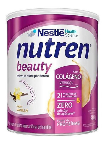 Suplemento Alimentar Nutren Beauty Vanilla 400g