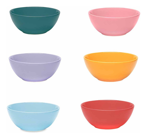 Bowl Ceramica Colores Surtidos 600 Ml, Cerámicas Oxford 