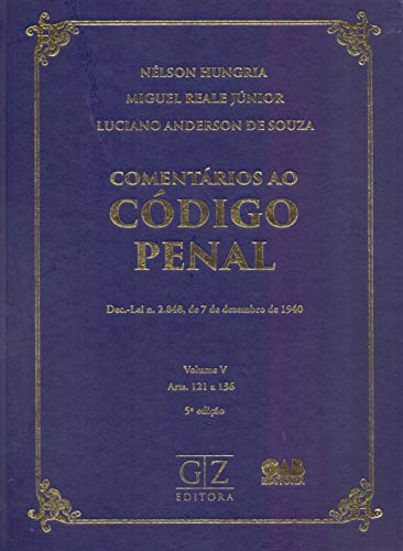 Libro Comentarios Ao Codigo Penal Vol 05 05ed 18 De Hungria