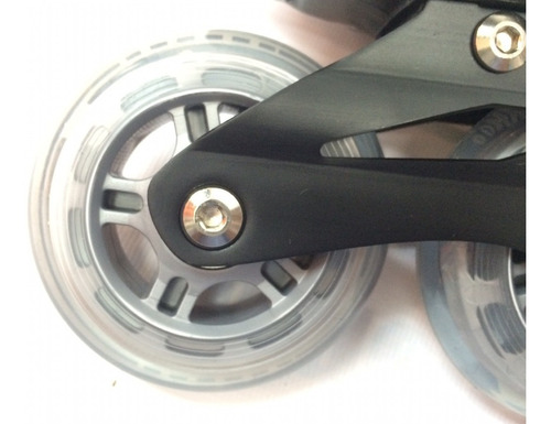 Imagen 4 de 4 de Patines En Linea Ruedas Silicon Marca Plt Talla. 40-43