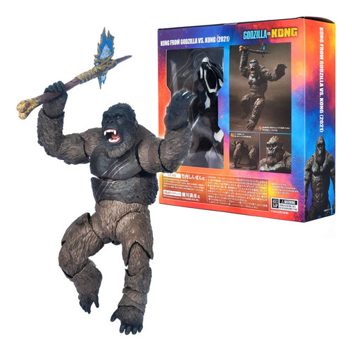 Figuras De Acción De King Kong Godzilla 2021, Versión Cinema
