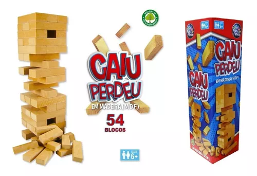 Brinquedo Jogo Educativo Pedagógico Torre Inteligente Carlu Empilhar Menino  Menina 3 Anos