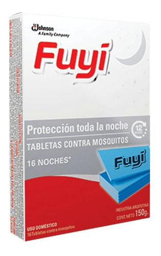 Caja Repuesto Tabletas Repelente Mata Mosquitos Fuyi X16