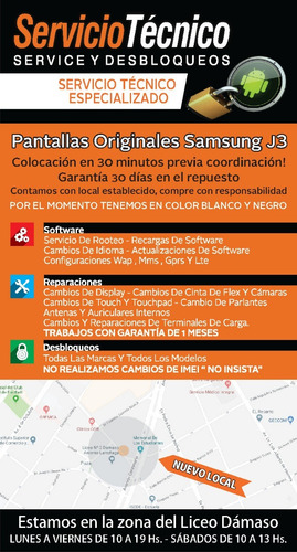 Pantalla Original Samsung J3 Colocación Sin Costo