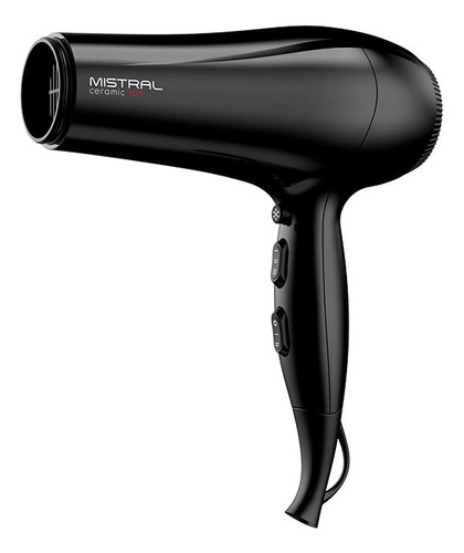 Secador de pelo GA.MA Italy Mistral Ceramic ION negro 220V