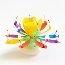 Comprar Velas De Cumpleaños Base Giratoria, Velas De Colores 