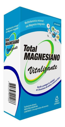 Total Magnesiano Vitalizante 24 Comprimidos Efervescentes