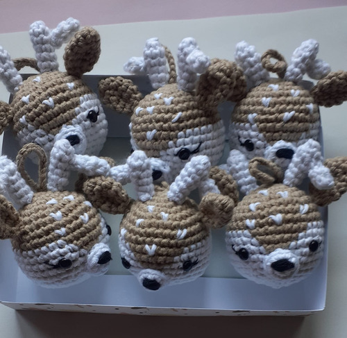 10 Souvenirs Animales Del Bosque Conejos Crochet