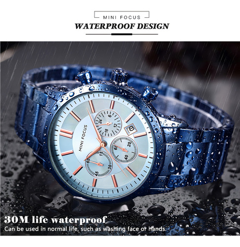 Reloj De Hombre De Negocios Clásico De Lujo Mini Focus
