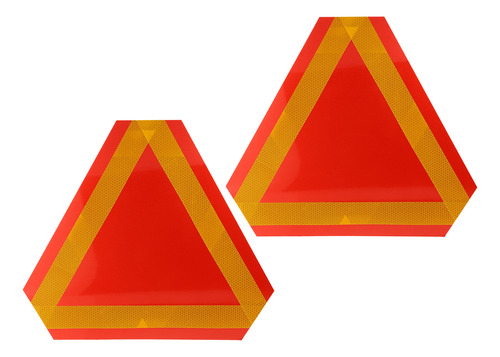 Señal Triangular Para Portón Trasero Reflectante Para Vehícu