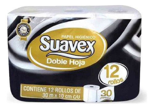 Papel Higiénico Suavex Doble Hoja 12 Rollos 30 Mts