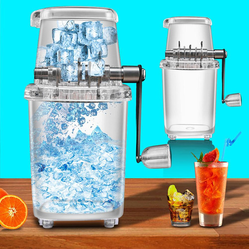 Ferramenta De Cozinha Manual Triturador De Gelo Com Manivela