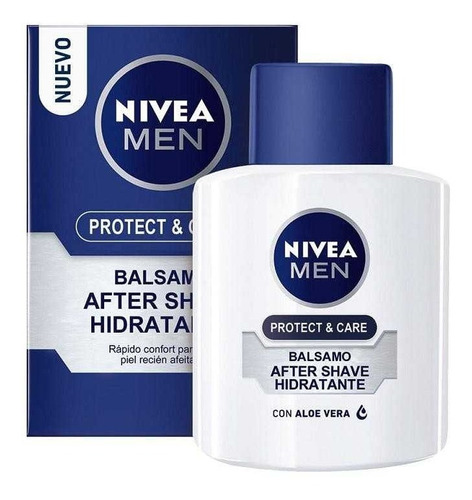 After Shave Básamo Nivea Men 100 Ml Hidratante (pack 2 Un)