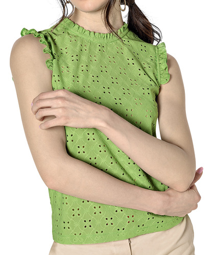 Blusa Para Mujer Nov 5342 Color Verde Rb D8