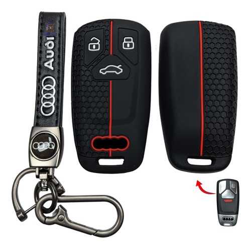 Funda Llave Control Para Audi A4 A5 A6 Tt Q3 Q4 Q5 Q7 Q6