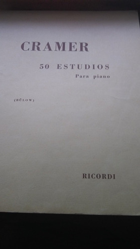 Cramer - 50 Estudios Para Piano  (e)